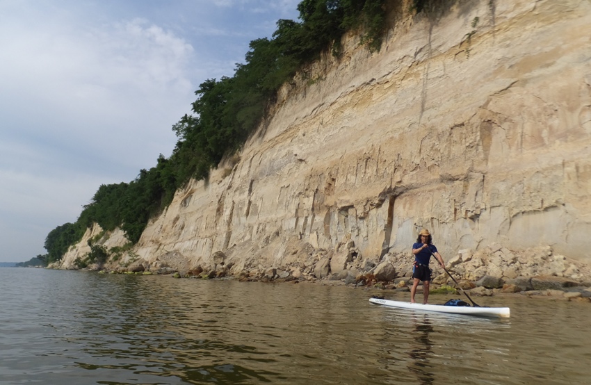 Me paddling my SUP