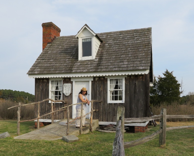 Me at the Colonial Tenant House