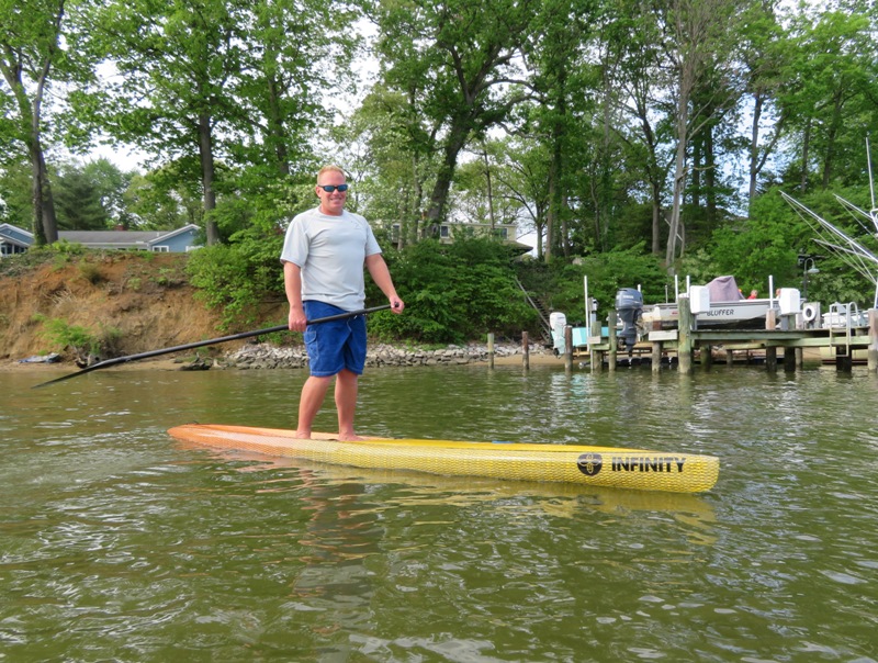 Neil on his new Infinity SUP