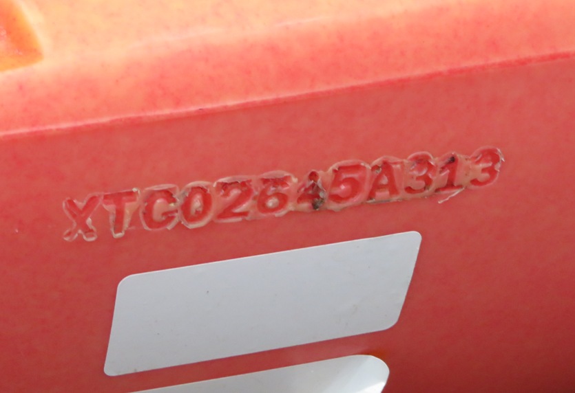 Serial number on kayak