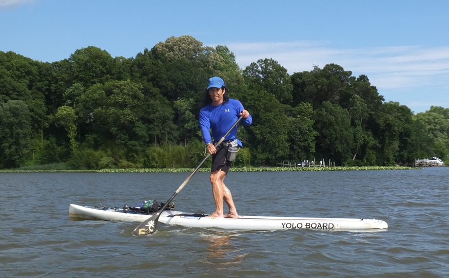 Me turning the SUP