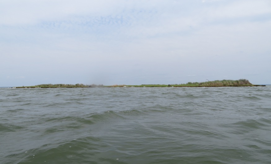 Pork Chop Island as seen from the west