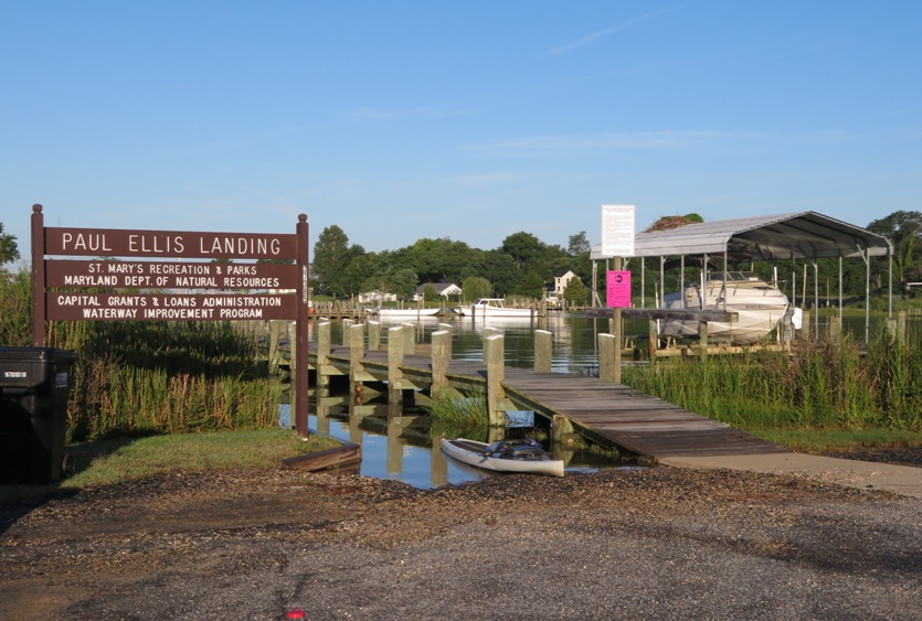 My SUP at Paul Ellis Landing