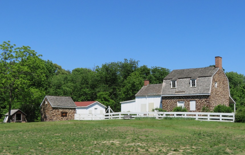 Old buildings at Hancock's Resolution