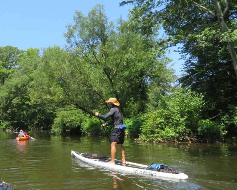 Me paddling my SUP