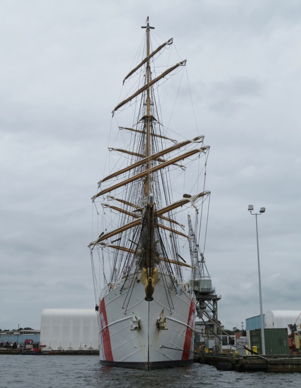 Front view of USCGC Eagle
