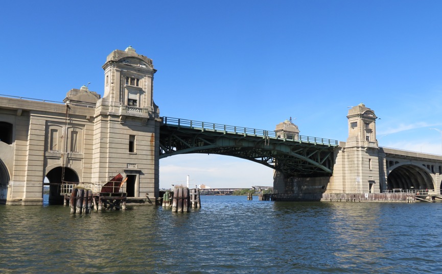 Side view of Hanover Street Bridge