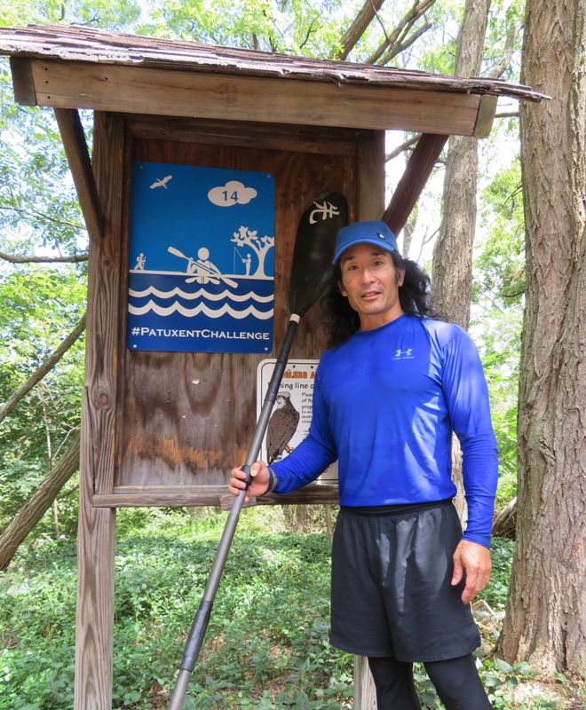 Me with Patuxent Challenge sign #14
