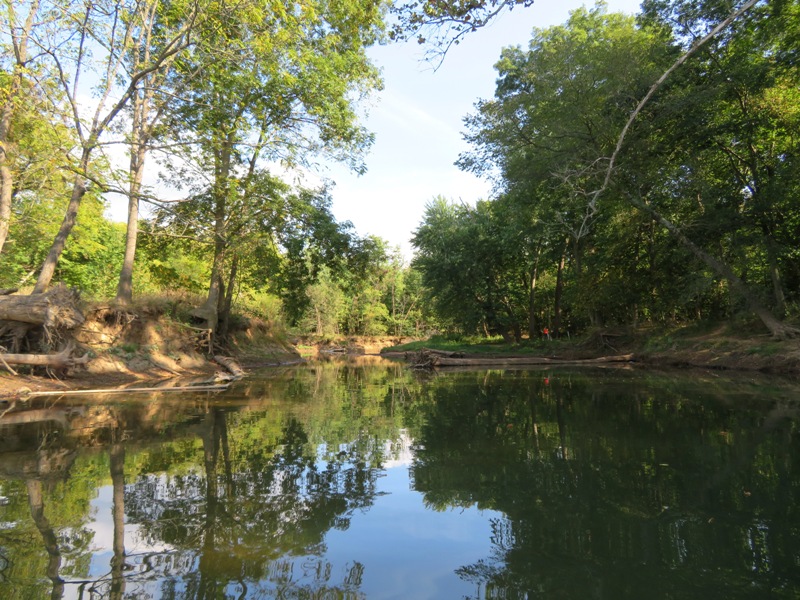 Flat water of Sugarland Run