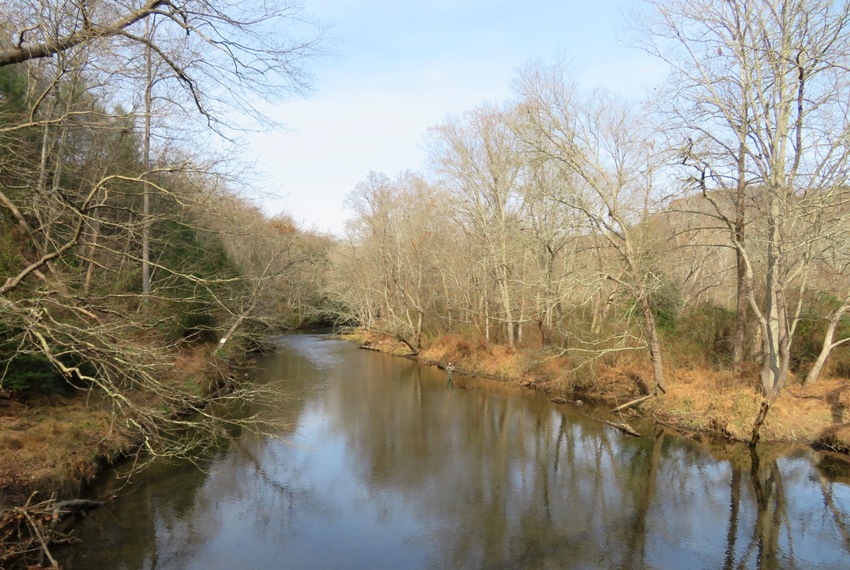 Upstream view of Gunpowder Falls
