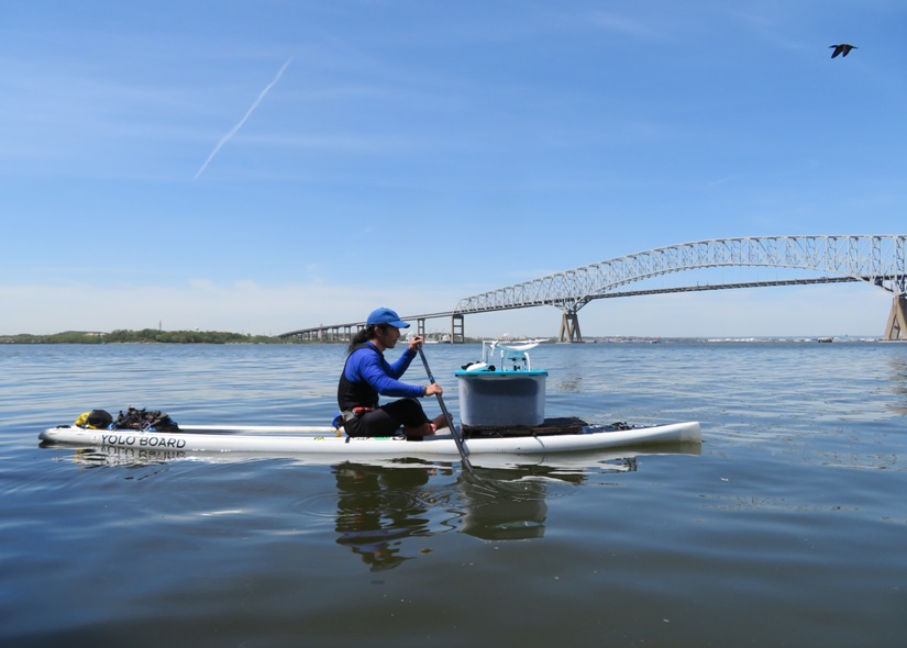 Me on my SUP with drone