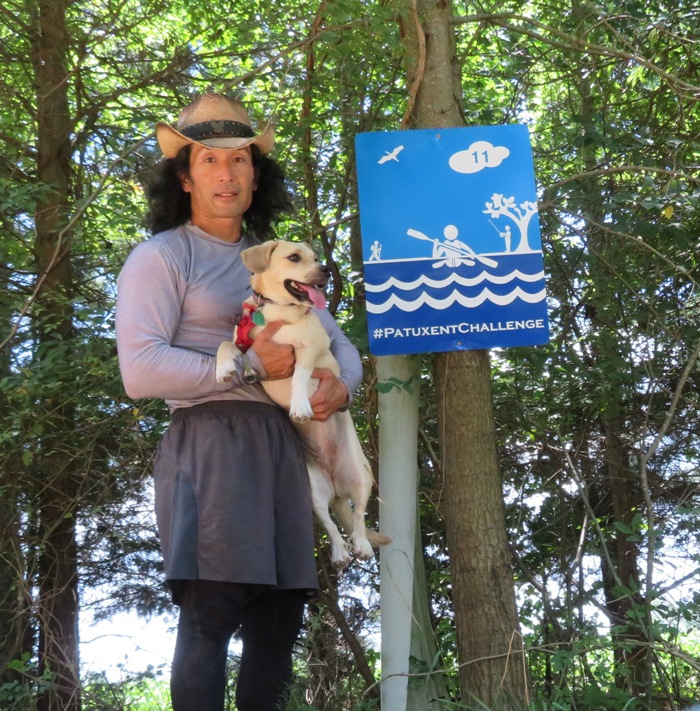 Daphne and I at Patuxent Challenge sign #11