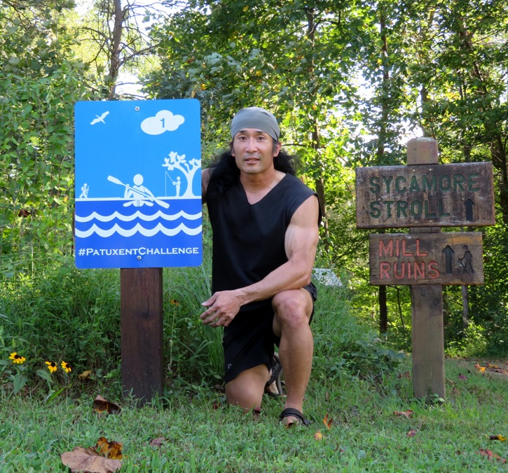 Me with Patuxent Challenge sign #1