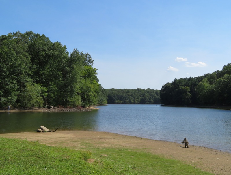 Beach at T. Howard Duckett Reservoir