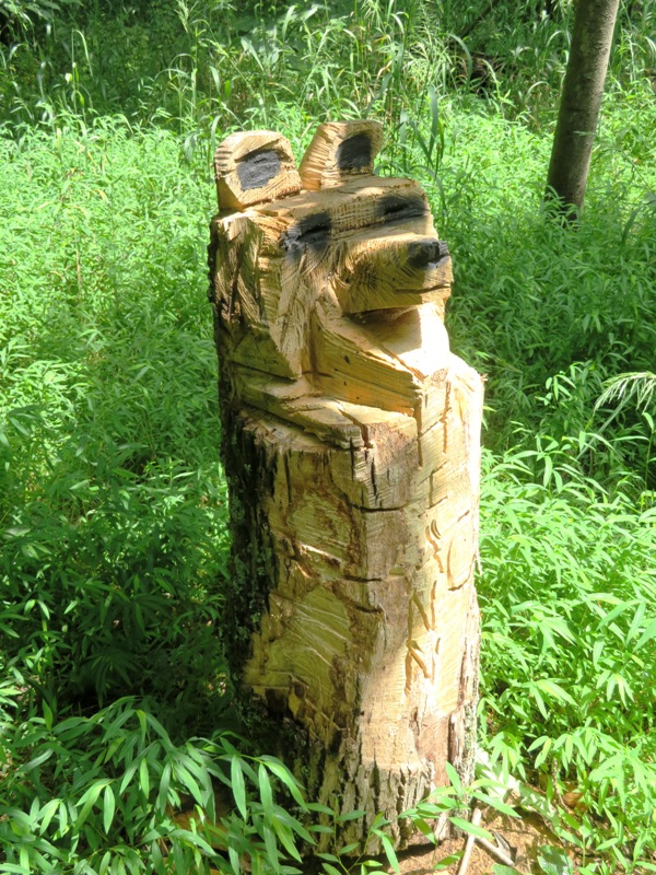 Chainsaw carved bear