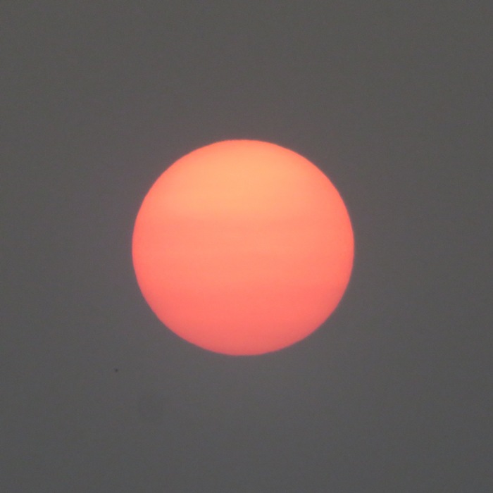Red sun