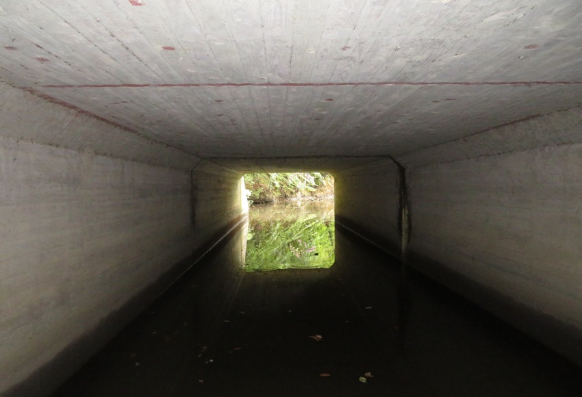 Culvert under highway 50
