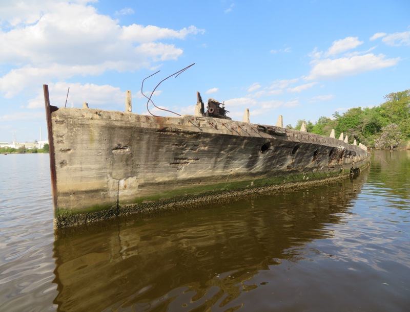 Sunny view of the port side