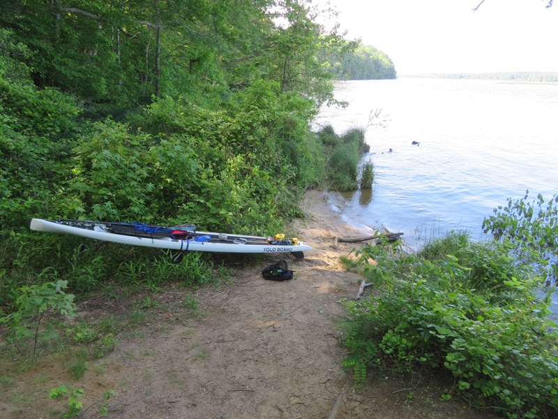 SUP on shore