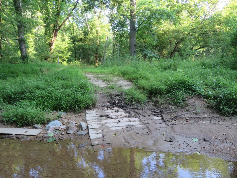 Mud-covered road