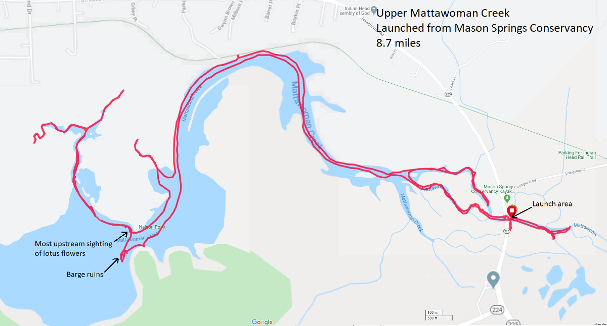 Map of our route