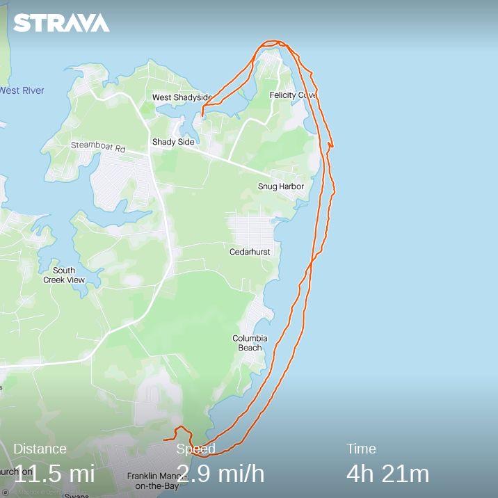 Map of our route