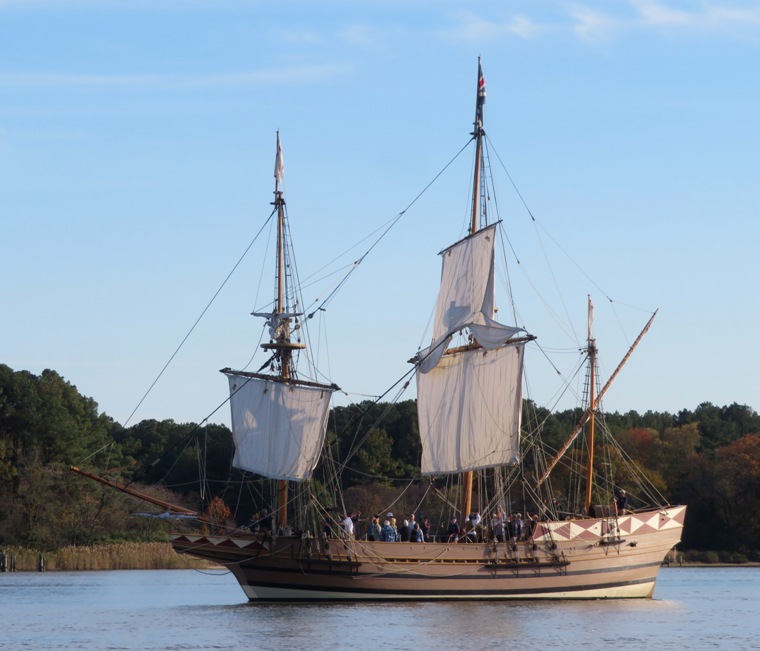 Godspeed with sails up