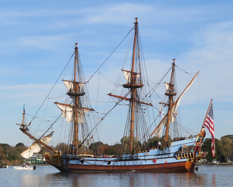 Kalmar Nyckel underway