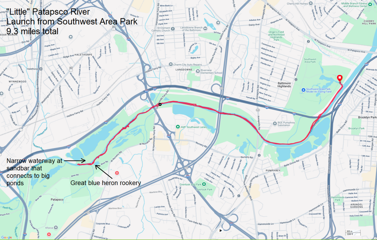 Map of our route