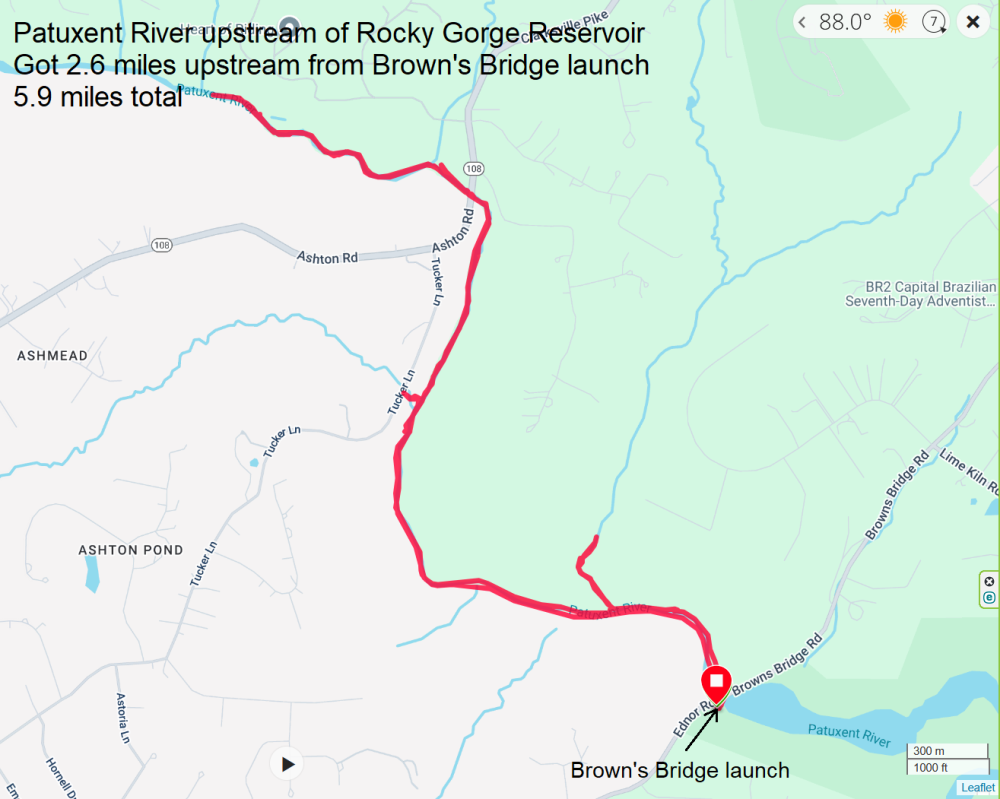 Map of my route