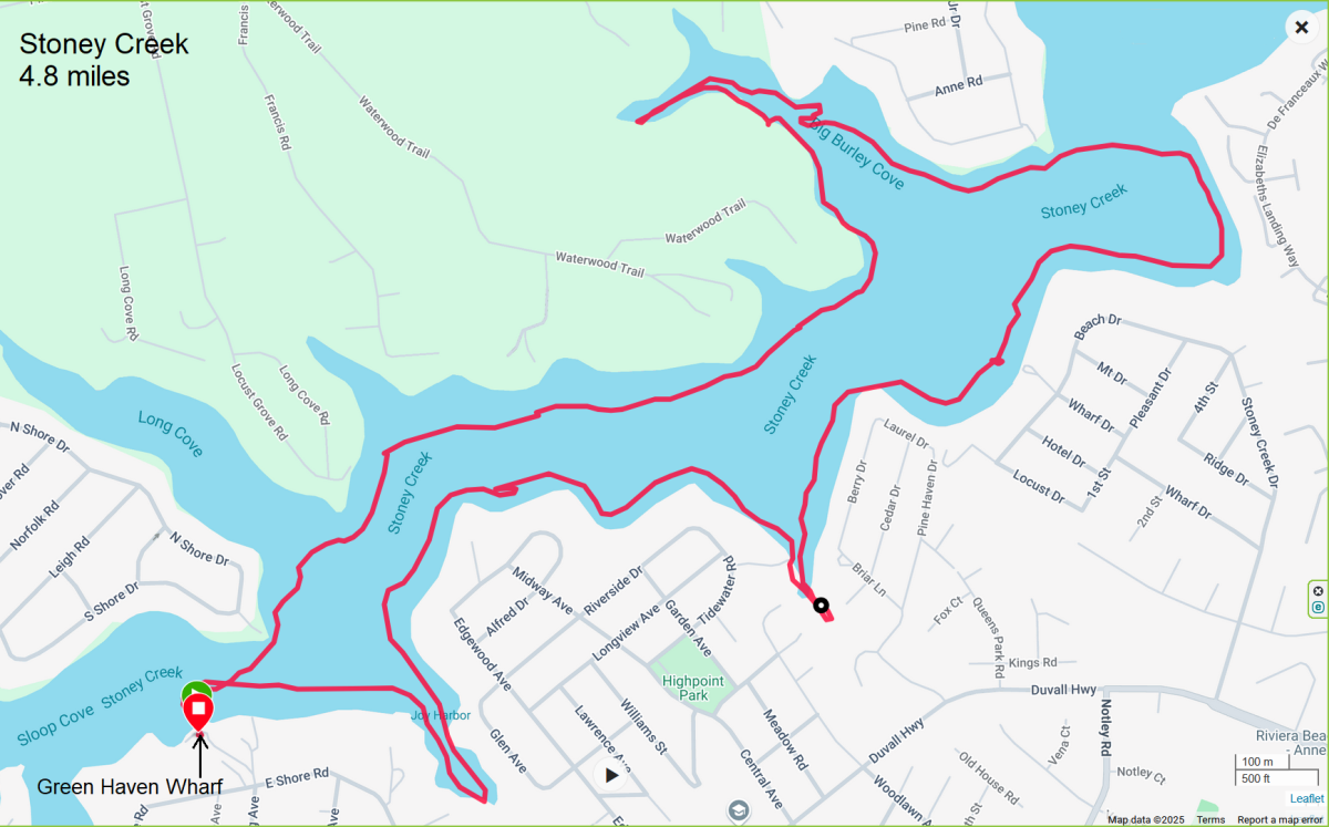 Map of my route