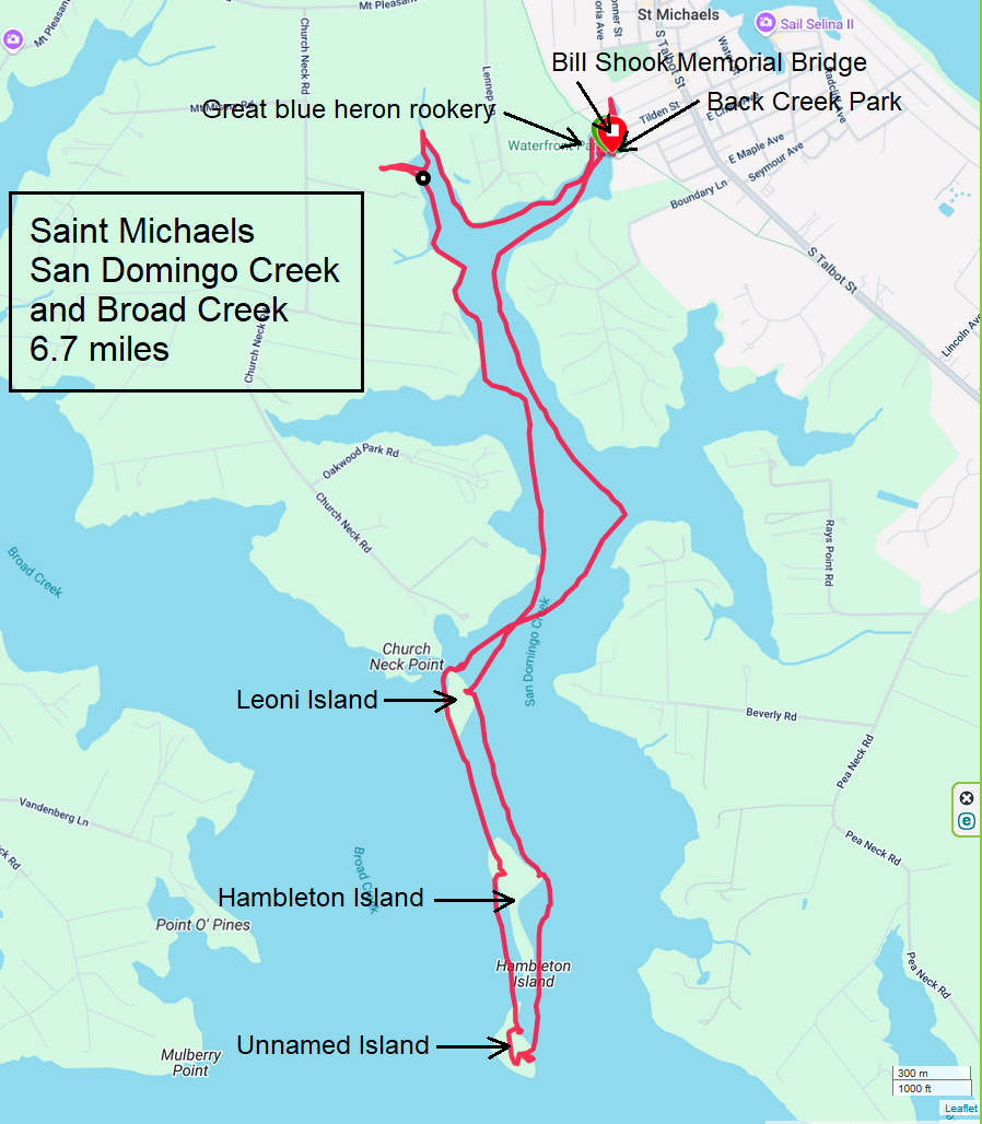Map of our route