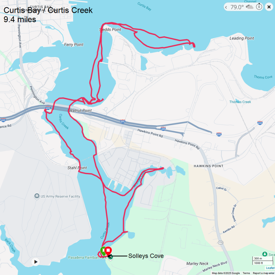 Map of my route