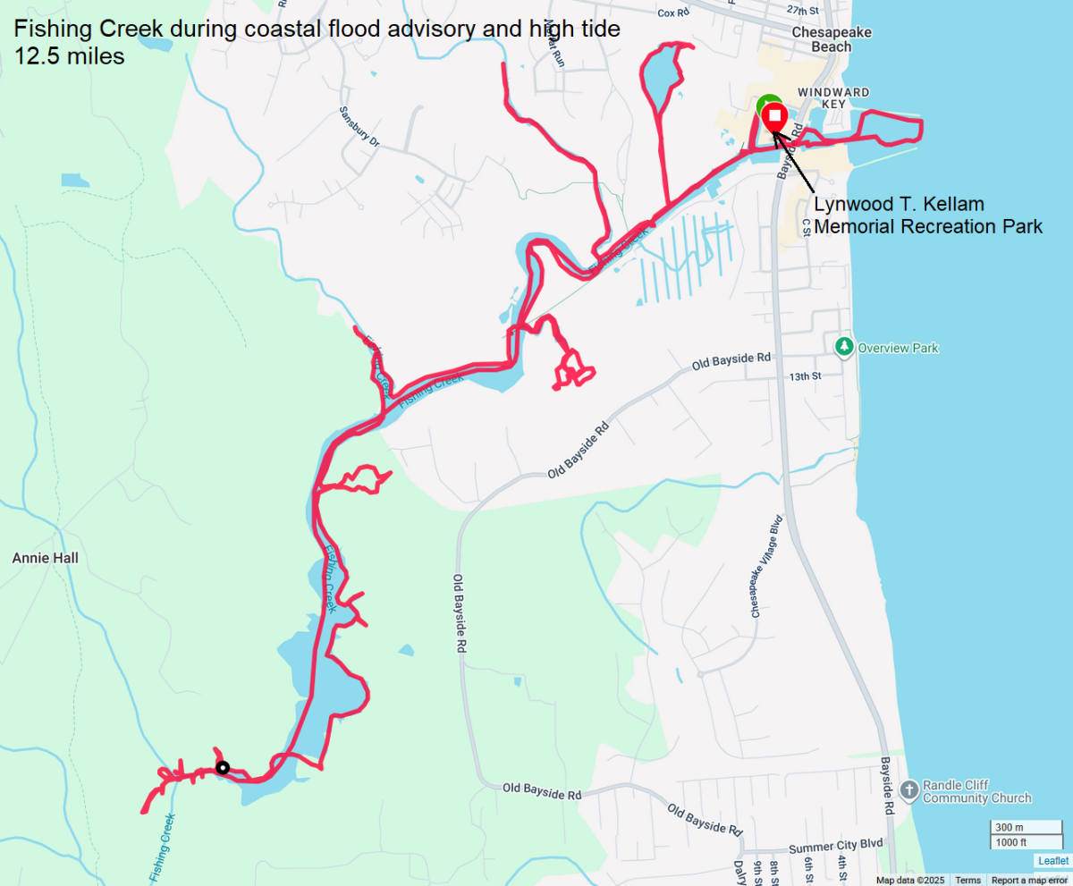 Map of my route