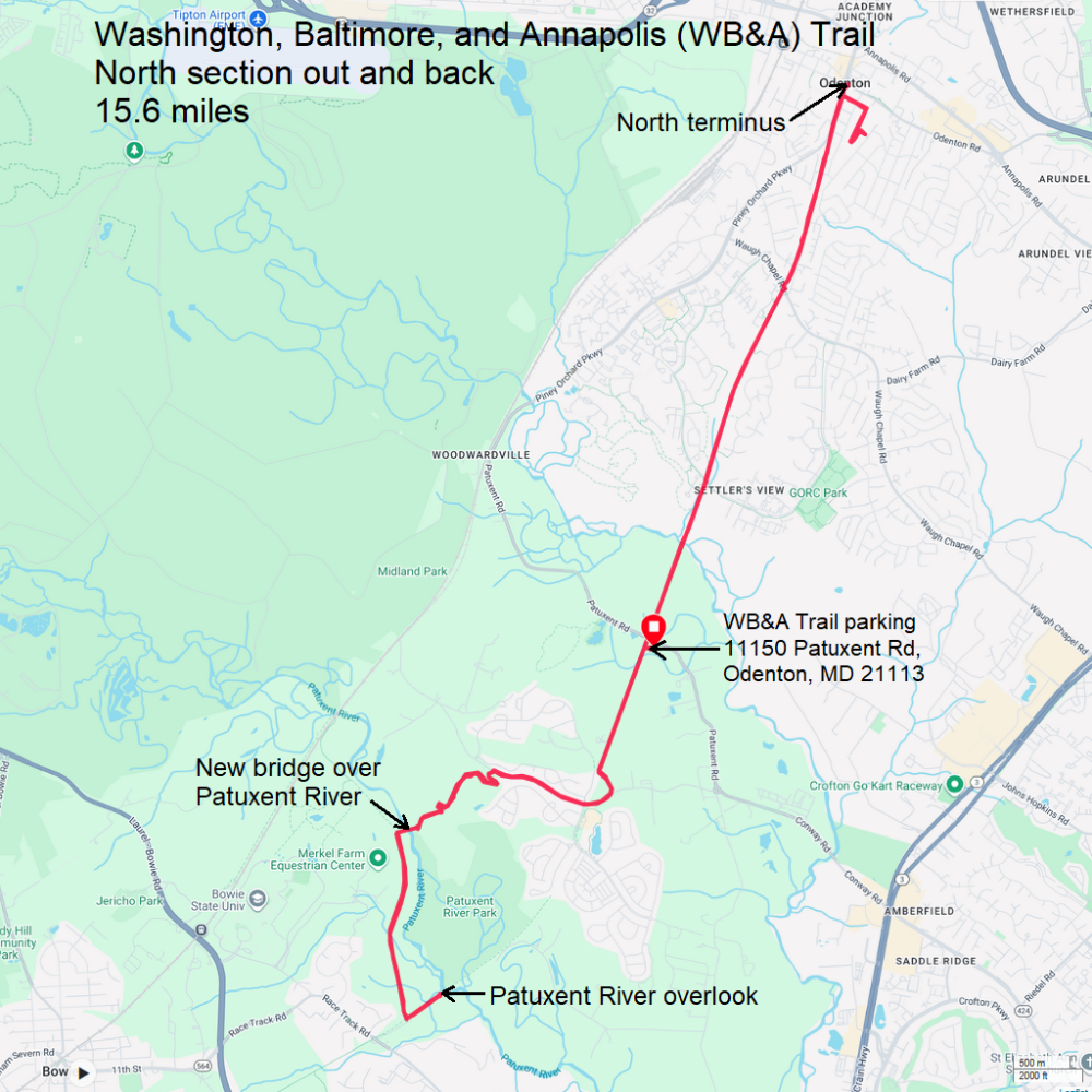Map of our route
