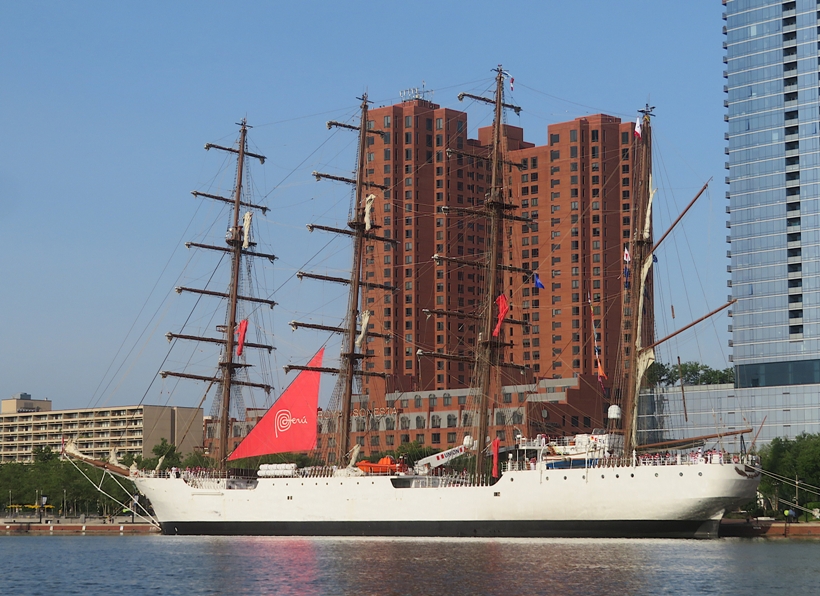 Rear portside view