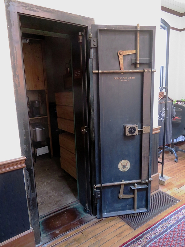 Inside of vault door