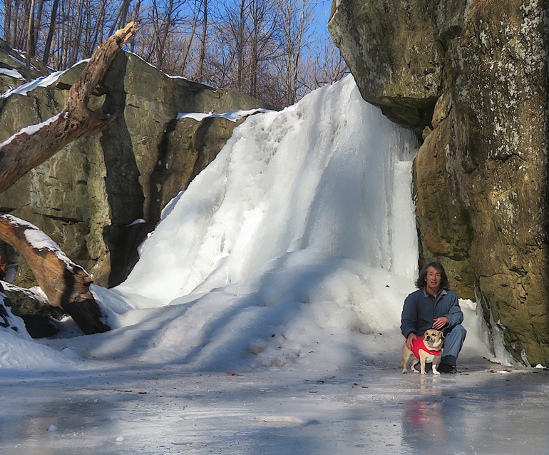 Daphne and I at the falls