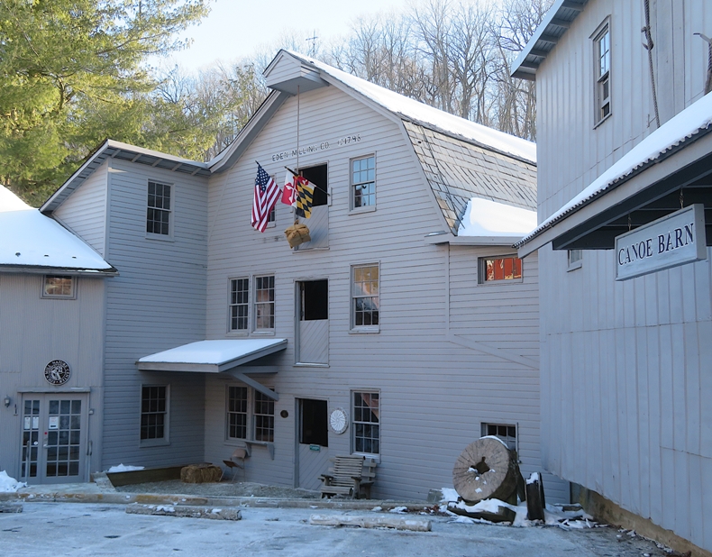 Three-story section of Eden Mill