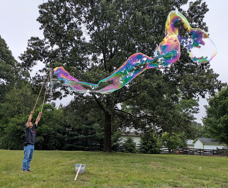 Bubble lifting even higher