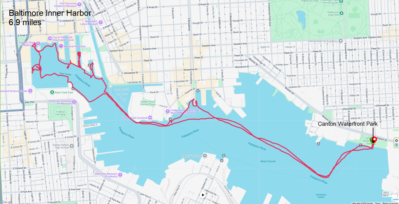 Map of my route