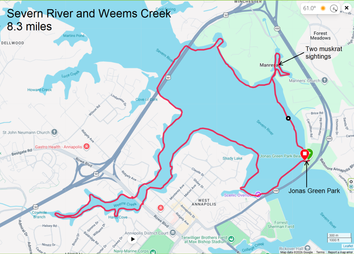 Map of our route