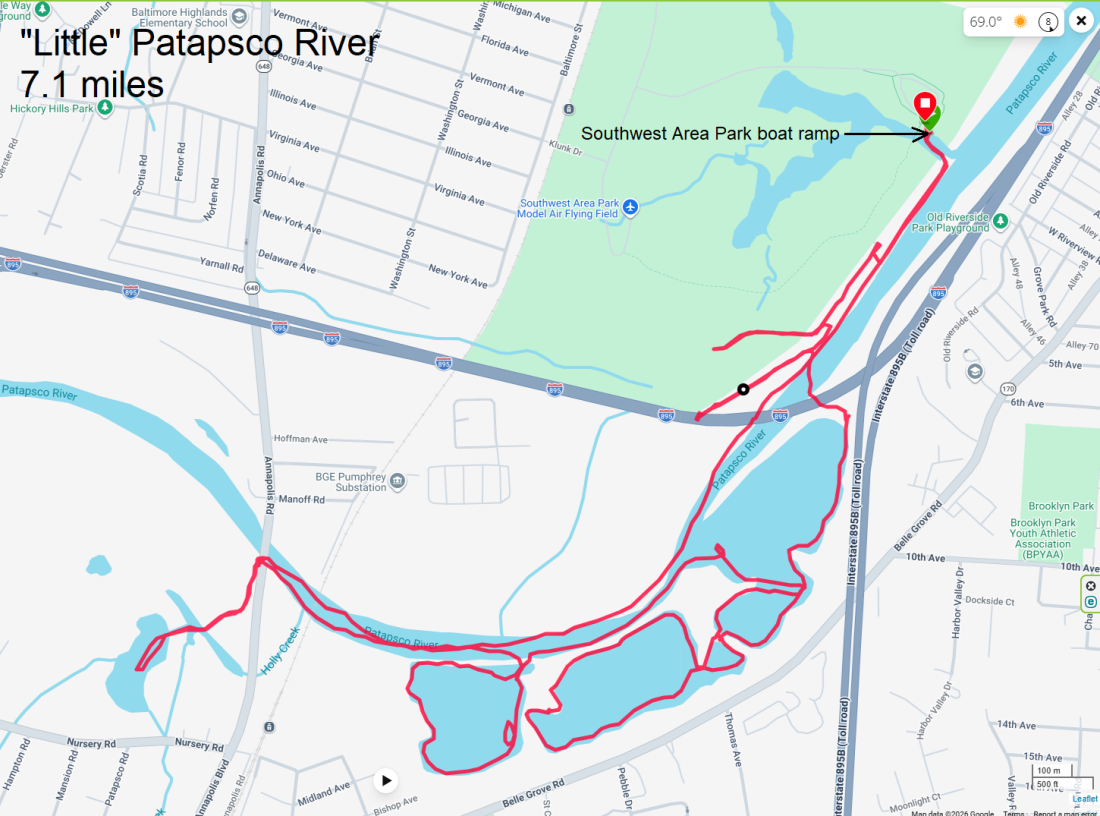 Map of my route