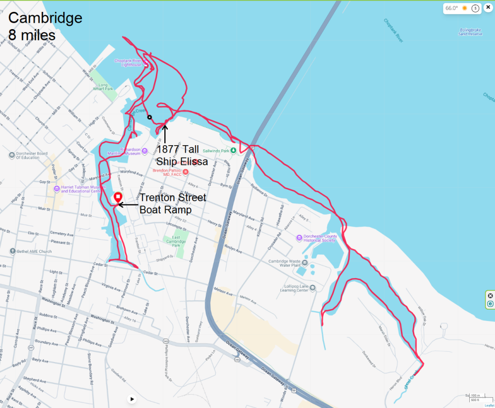 Map of my route