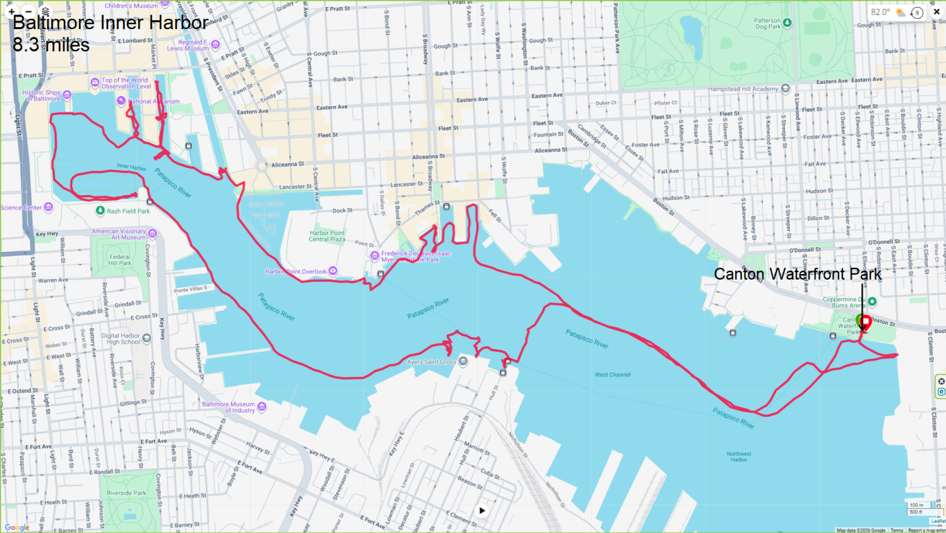 Map of my route