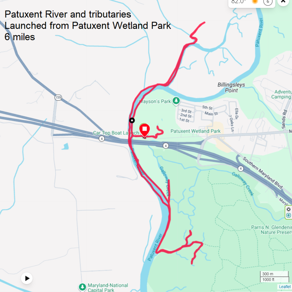 Map of our route