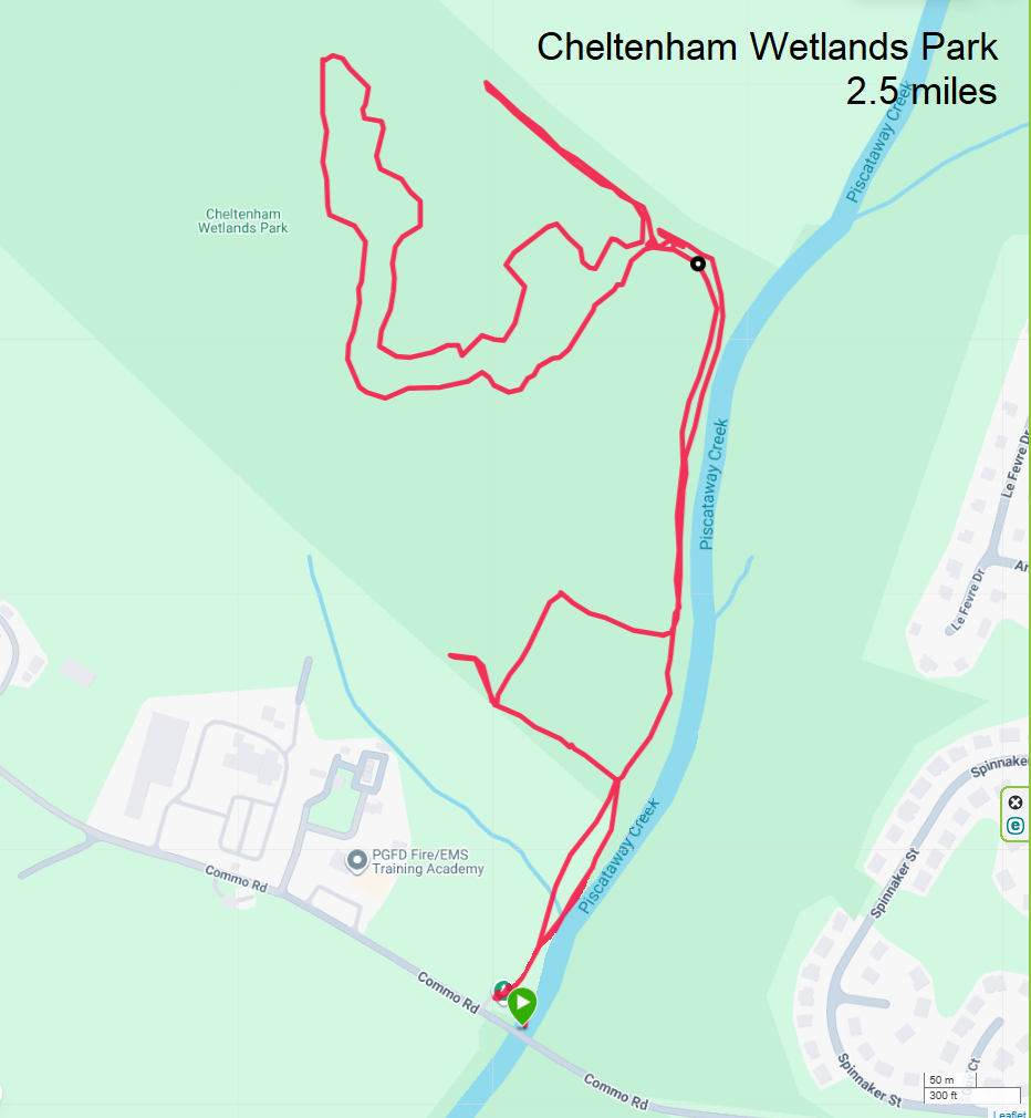 Map of our route