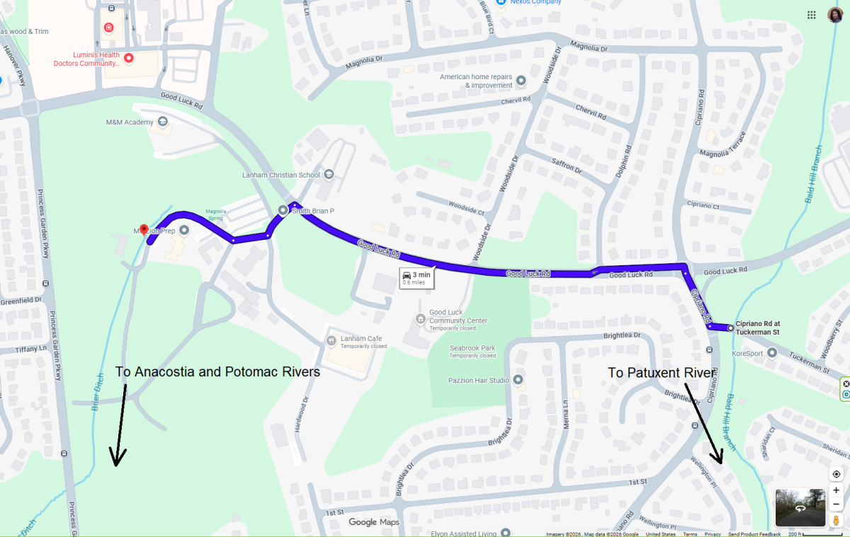 Map of our route