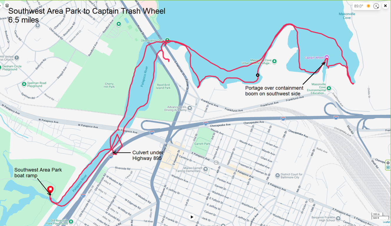 Map of my route