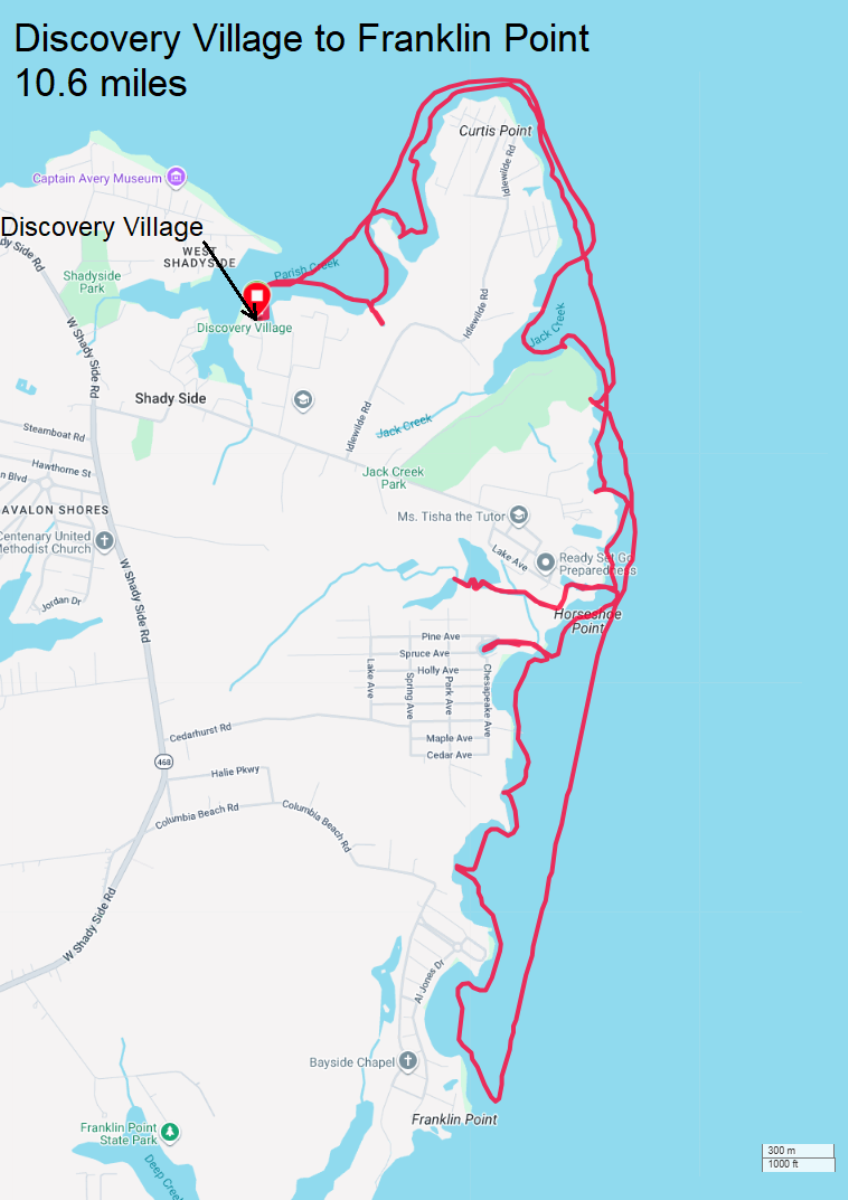 Map of our route